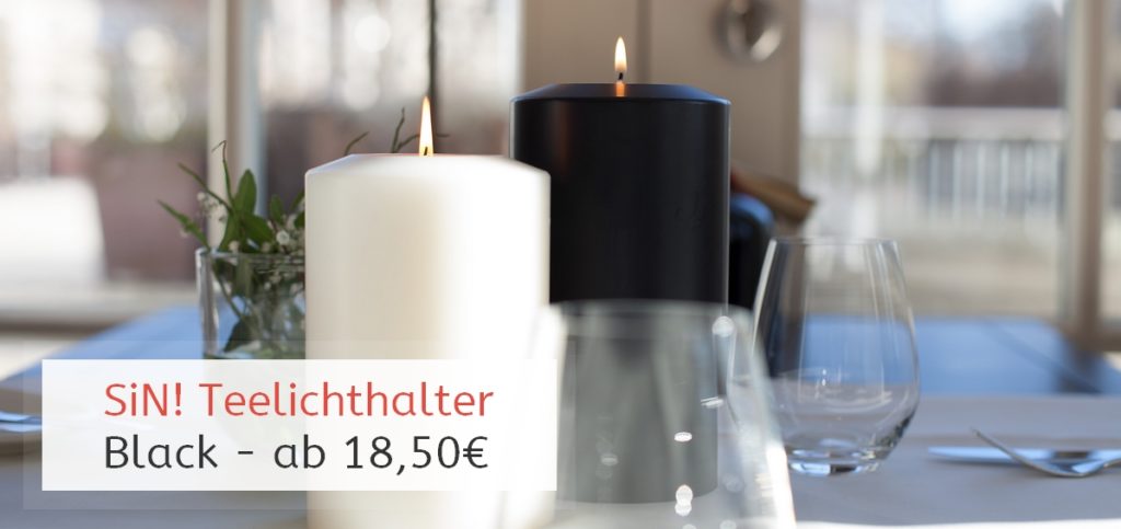 Sin! Teelichthalter