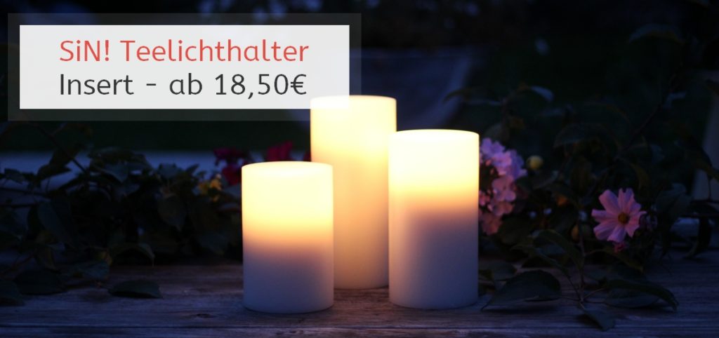 Sin! Teelichthalter