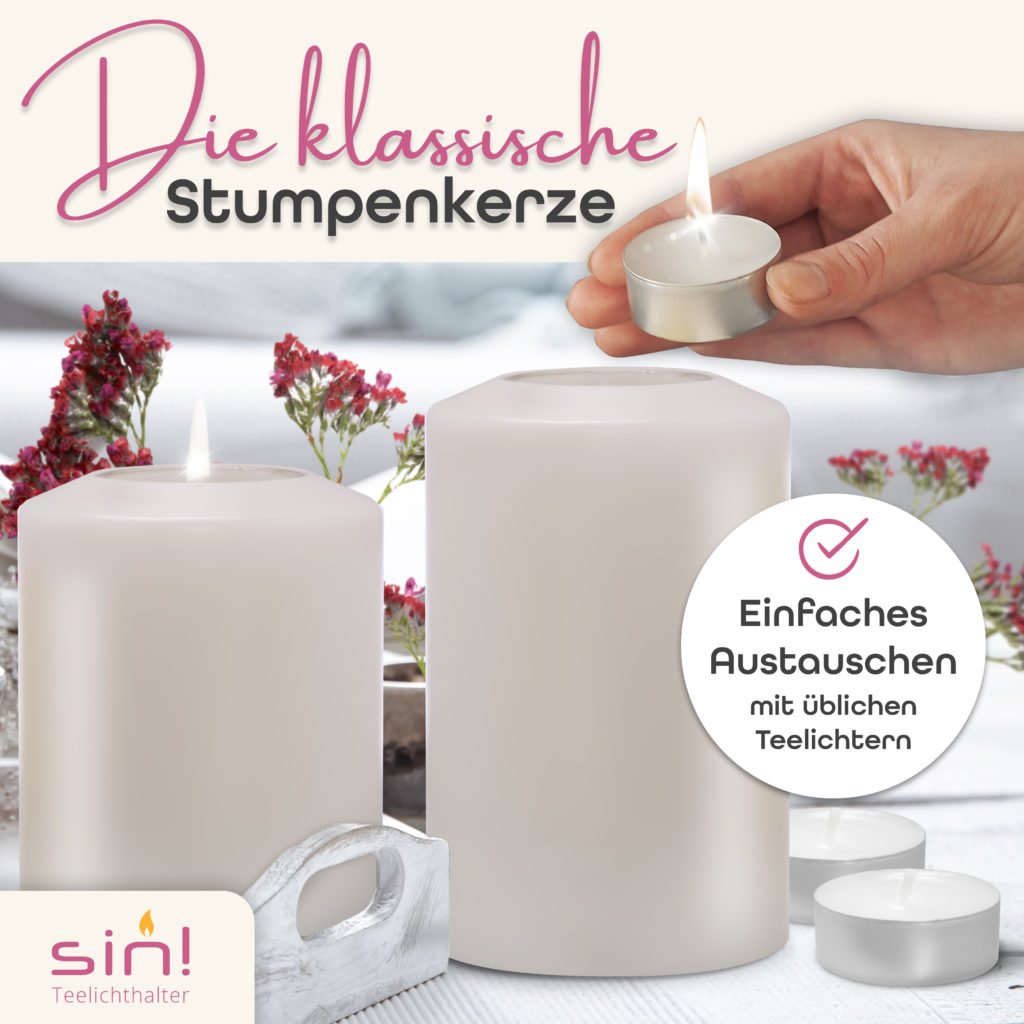 Sin! Teelichthalter